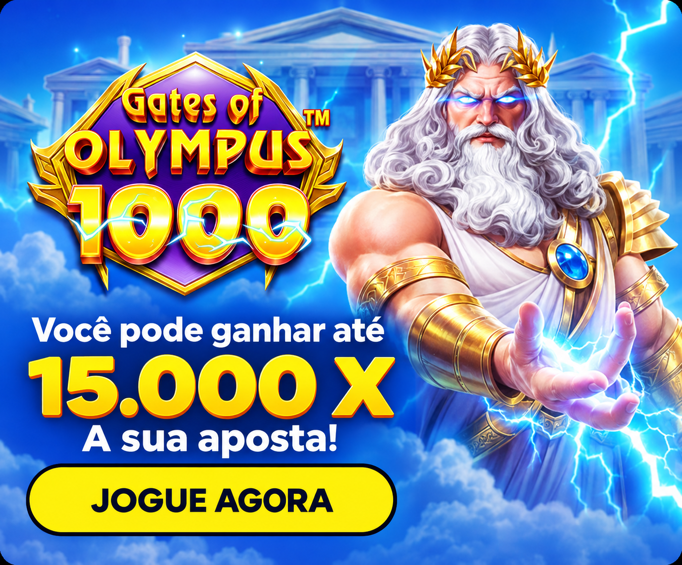 Gates of Olympus 1000 — ganhe até 15.000x sua aposta